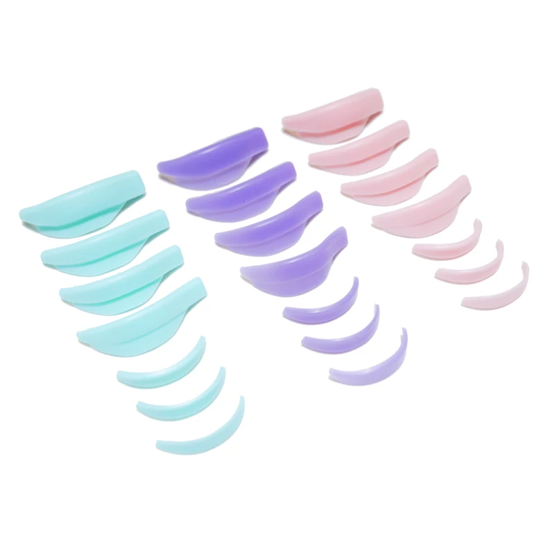 NEW 7Pairs Eyelash Perming Pad Silicone Eyelashes Perming Curler Reusable Lash Lift Shield Pads Eyelash Lifting