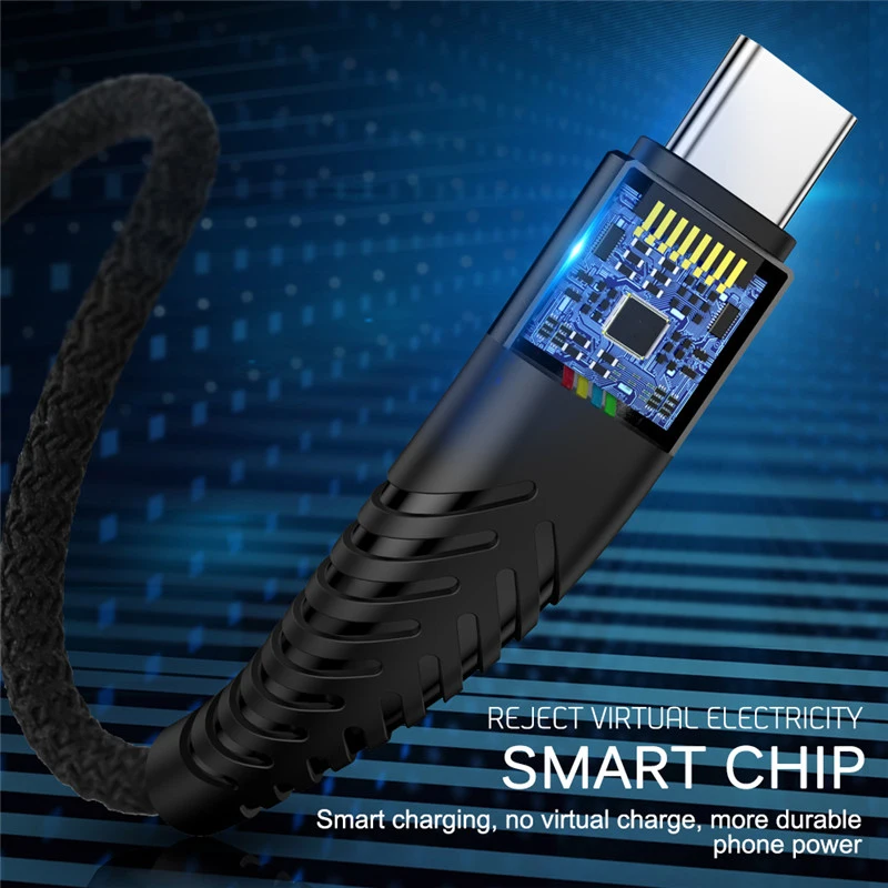 Premium 3M USB-C Quick Charge Phone Cable