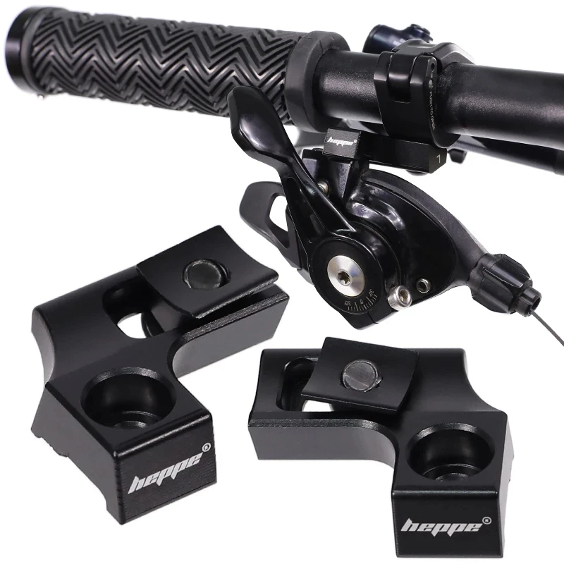 Bicycle Disc Brake Spacer Integrated Mount Adapter For Shifter/Brake Lever Combination, Lightweight Aluminum Alloy, Black Finish From Homepro6, $24.81