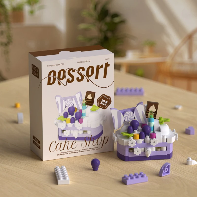 Floral Fantasy Candy Building Block Toy - Creative Home Decoration & Birthday Gift