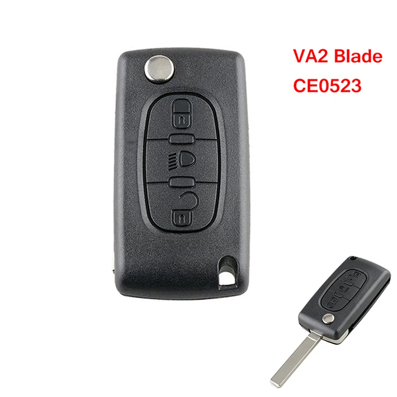 Autosleutelbehuizing met 2 toetsen, compatibel met Peugeot 207 SW CE0523 307 308 3008 5008, partner Citroen C3 Picasso autosleutel, sleutelbehuizing, afstandsbediening Autosleutelbehuizing met 2 toetsen, compatibel met Peugeot 207 SW CE0523 307 308 3008 5008, partner Citroen C3 Picasso autosleutel, sleutelbehuizing, afstandsbediening
