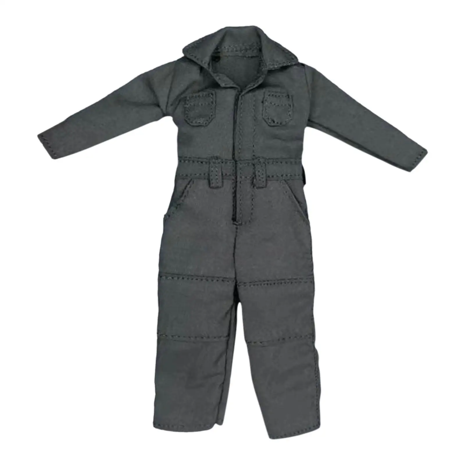 Action Figures Coveralls Dress up Handmade Fashion 1/12 Scale Jumpsuit