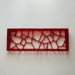 Transparent Custom Keyboard Shell for DIY Enthusiasts | Holy60 Series (Red case)