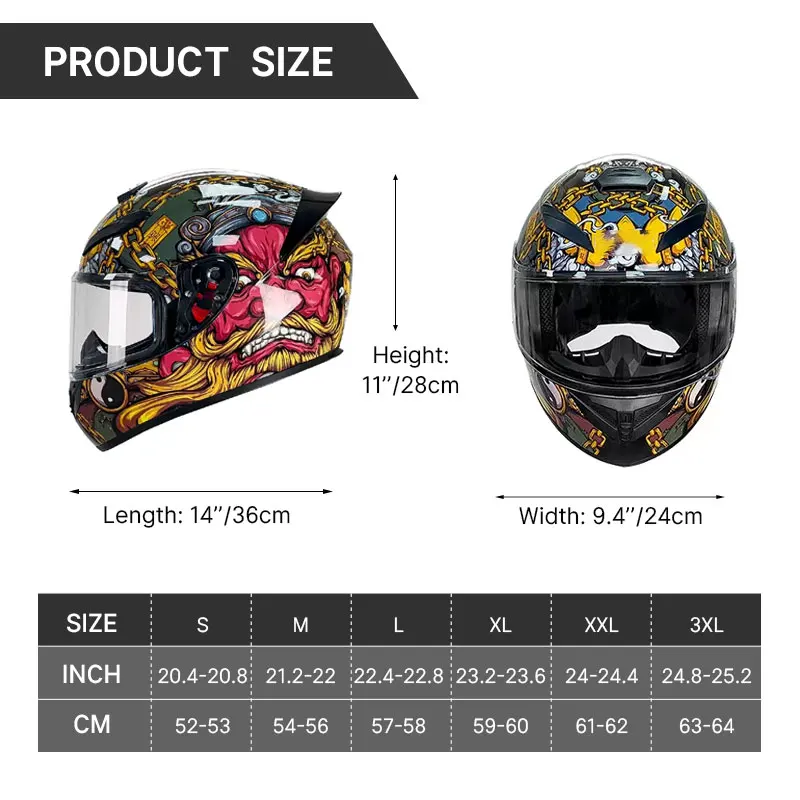 High Quality Flip Up Motorcycle Moto Cascos Motociclistas Capacete Double Lens Full Face Helmet DOT Approved