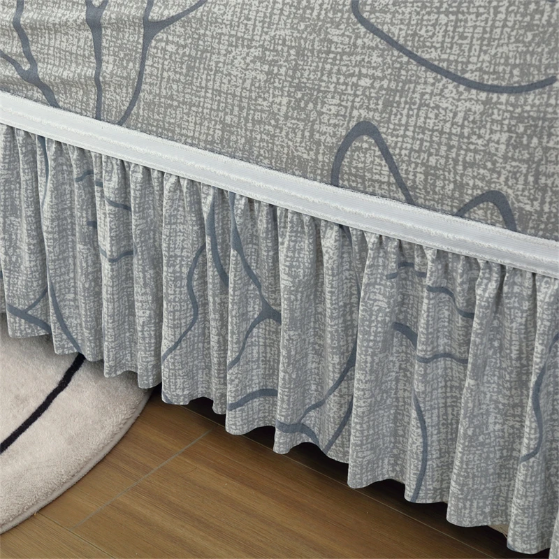 1 pack elastic pleated skirt sofa cover all-inclusive sofa cover universal simple modern sofa protective cover suitable for living room study bedroom hotel hotel sofa cover 6