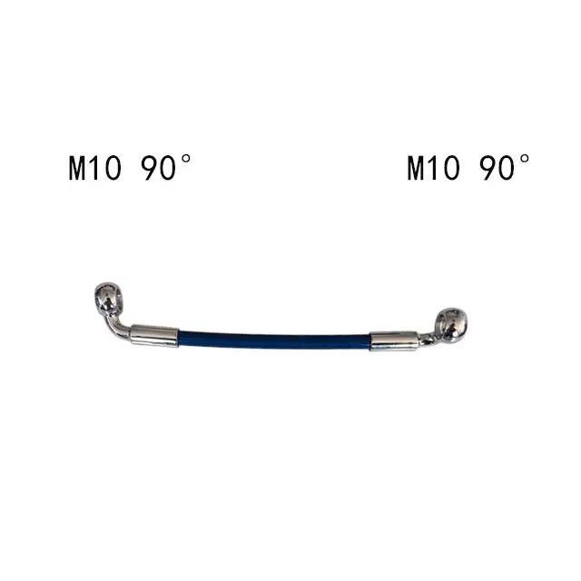 Universal Motorcycle Stainless Steel Braided Brake Hose AN3 Reinforced Front Rear Hydraulic Scooter Brake Clutch Pipe M10 Banjo - Image 18