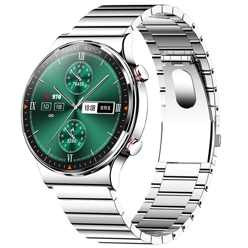 2022 New REX GT AMOLED Screen Smart Watch Men Always-on Display Music Playback Bluetooth Call Waterproof Heart Rate Smartwatch 