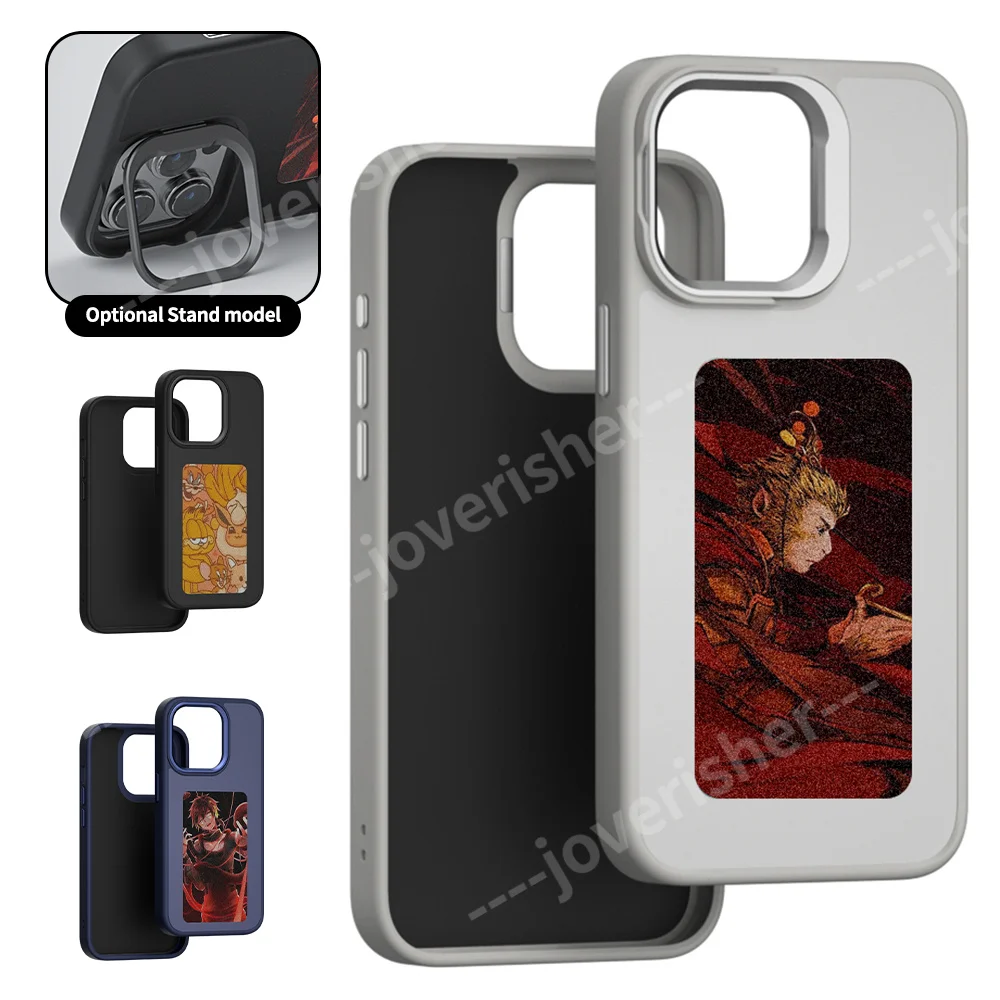 Custodia Portafoglio Per IPhone 15 Pro Max - In Pelle PU Con Portacarte E Supporto Ad Anello - Marrone - Foto 9