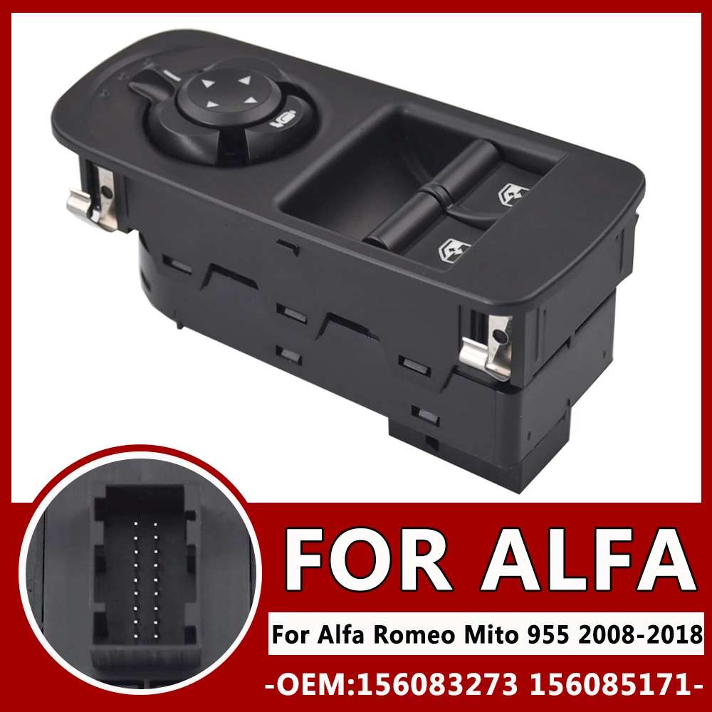 Electric Power Window Switch For Alfa For Romeo Mito 955 2008