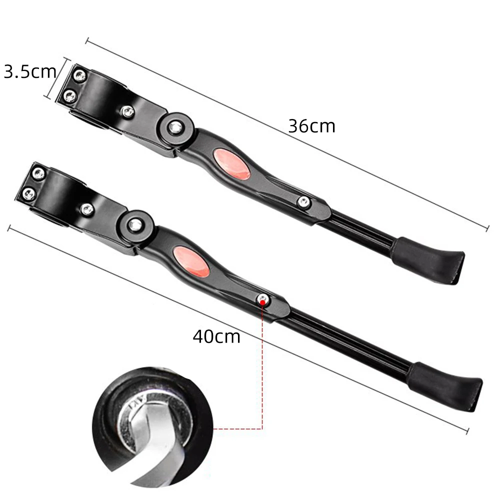 Description Picture 4 of itemBike Stand Adjustable MTB Road Bicycle Kickstand Parking Rack Mountain Bike Support Side Kick Stand Foot Brace Cycling Part