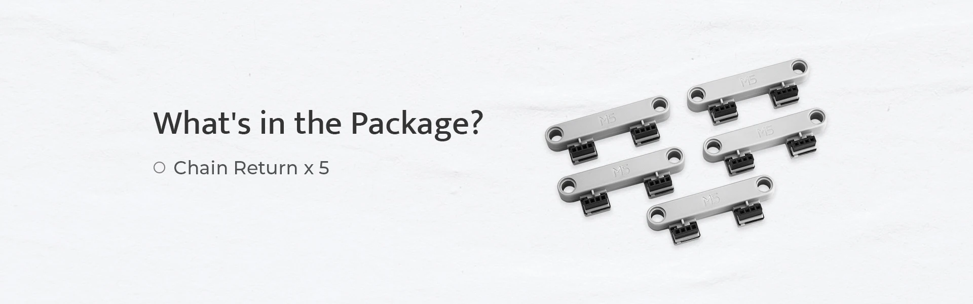 Officail Chain Return Connector for Chain series (5Pcs)