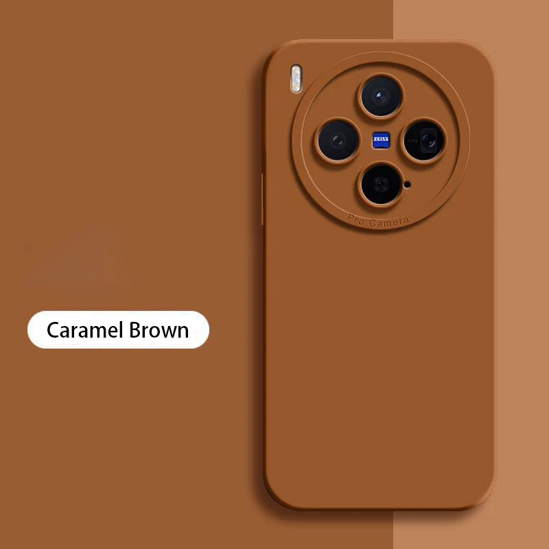 Luxury Camera Protection Phone Case - Soft Liquid Silicone Angel Eye Back Cover