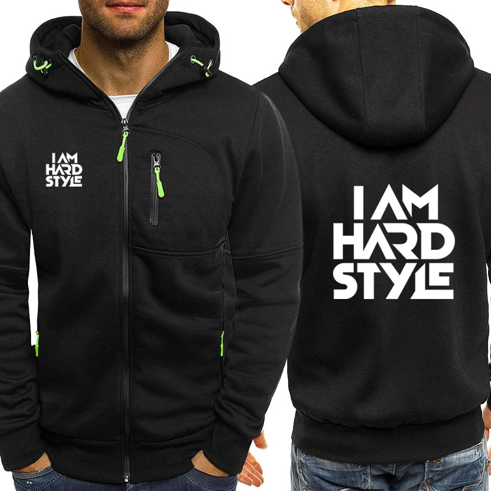 Men's Cotton Hooded Cardigan Zipper Casual Sports Hoodies