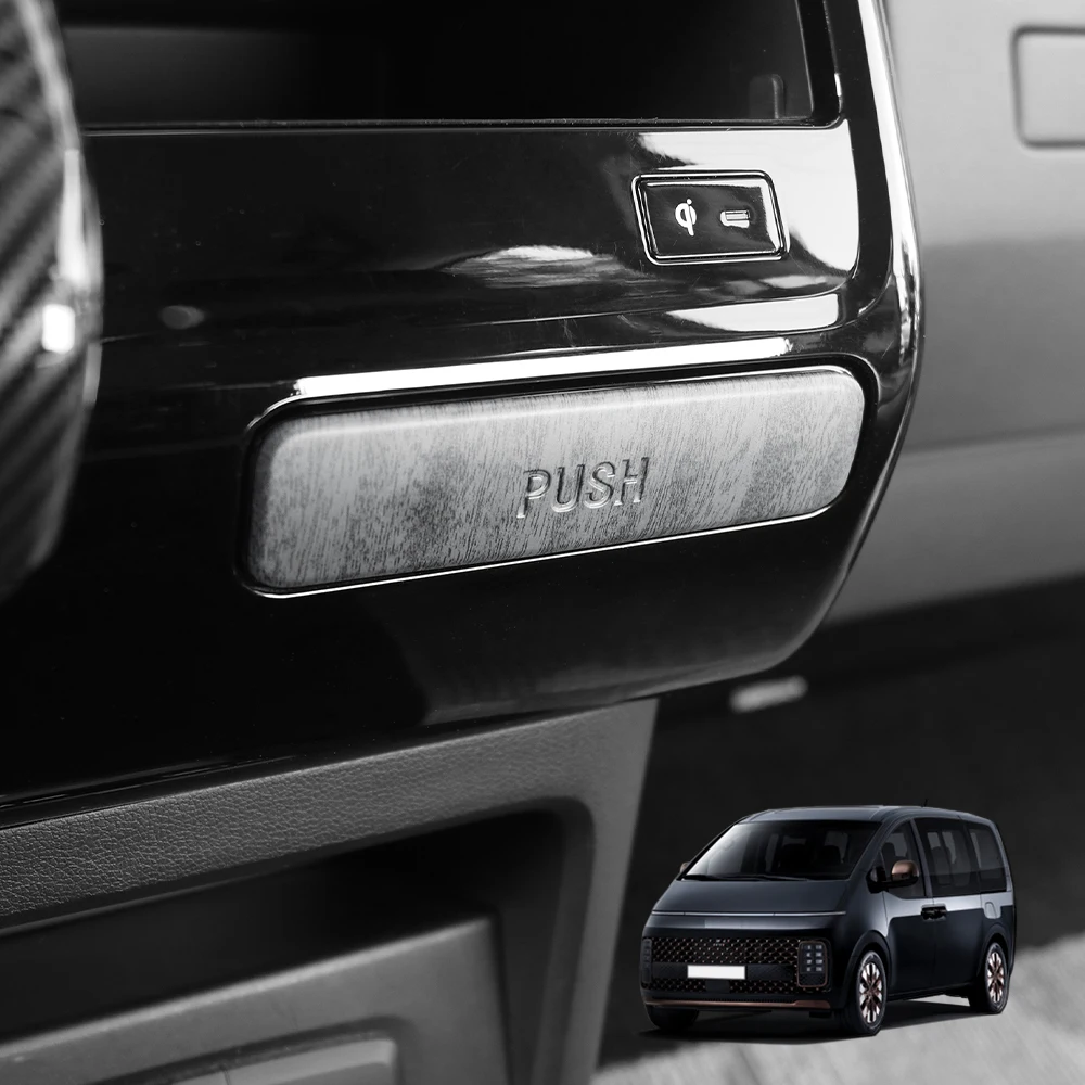 1PCS 자동차 계기판 컵 홀더 프레임 트림 ABS 소재 현대 스타리아 2021-2026 좌측 운전석 내부 액세서리