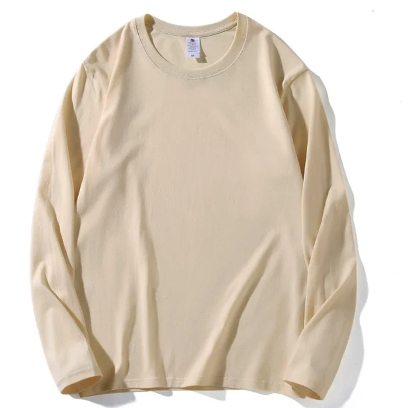 Neue Herbst Frauen lässig tägliche Unterwäsche Langarm Tops Dame bequeme Baumwoll kleidung weibliche prägnante vielseitige lose T-Shirts – Detail 16