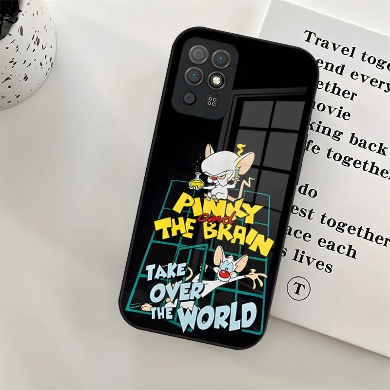 Фото Чехол Pinky And The Brain для телефона Huawei P30 Lite P50 P20 P40 P10 P9 Smartp Z Mate 40 Honor 30 50 60 Pro Plus, стеклянный чехол №5