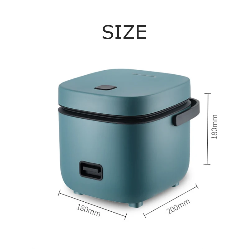 Mini Rice Cooker Multi-function Single Electric Rice Cooker Non-Stick Household Small Cooking Machine Make Porridge Soup Cooker