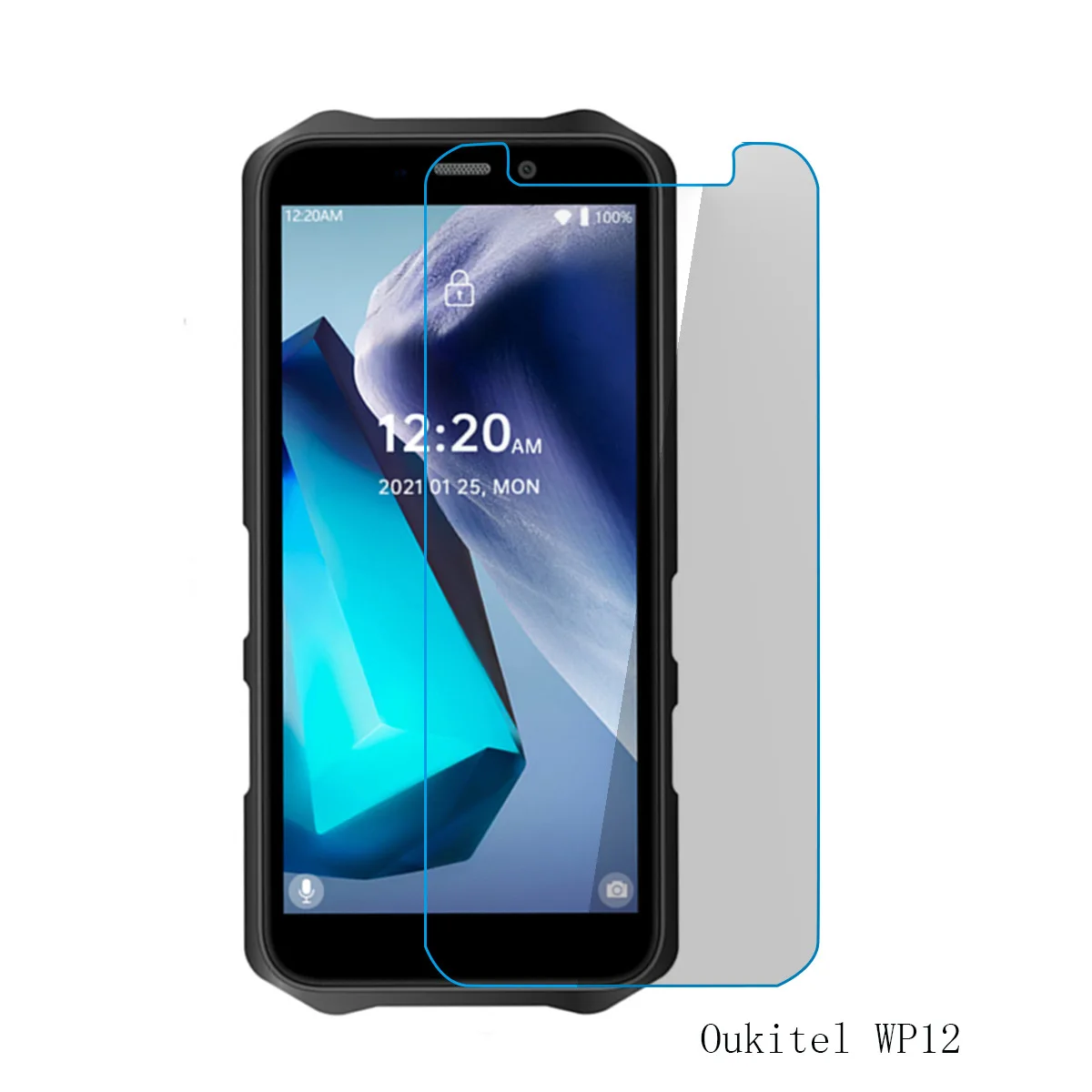 

2PCS Tempered Glass For Oukitel WP12 Pro Anti-scratch Screen Protector 2.5D 9H Film Glass for Oukitel WP 12 Pro