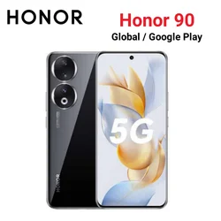 Global HONOR 90 Smartphone Android 5G Network 6.7 inch 200MP Camera 5000mAh Mobile phones 256GB/512GB ROM NFC Google Cell phone