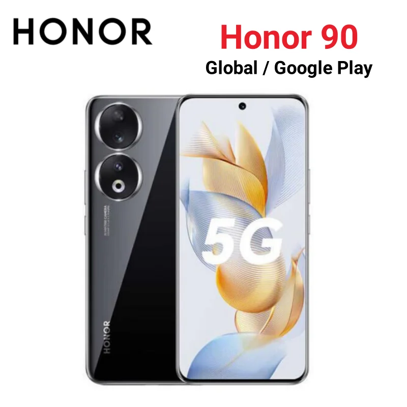 Global HONOR 90 Smartphone Android 5G Network 6.7 inch 200MP Camera 5000mAh  Mobile phones 256GB/512GB ROM NFC Google Cell phone