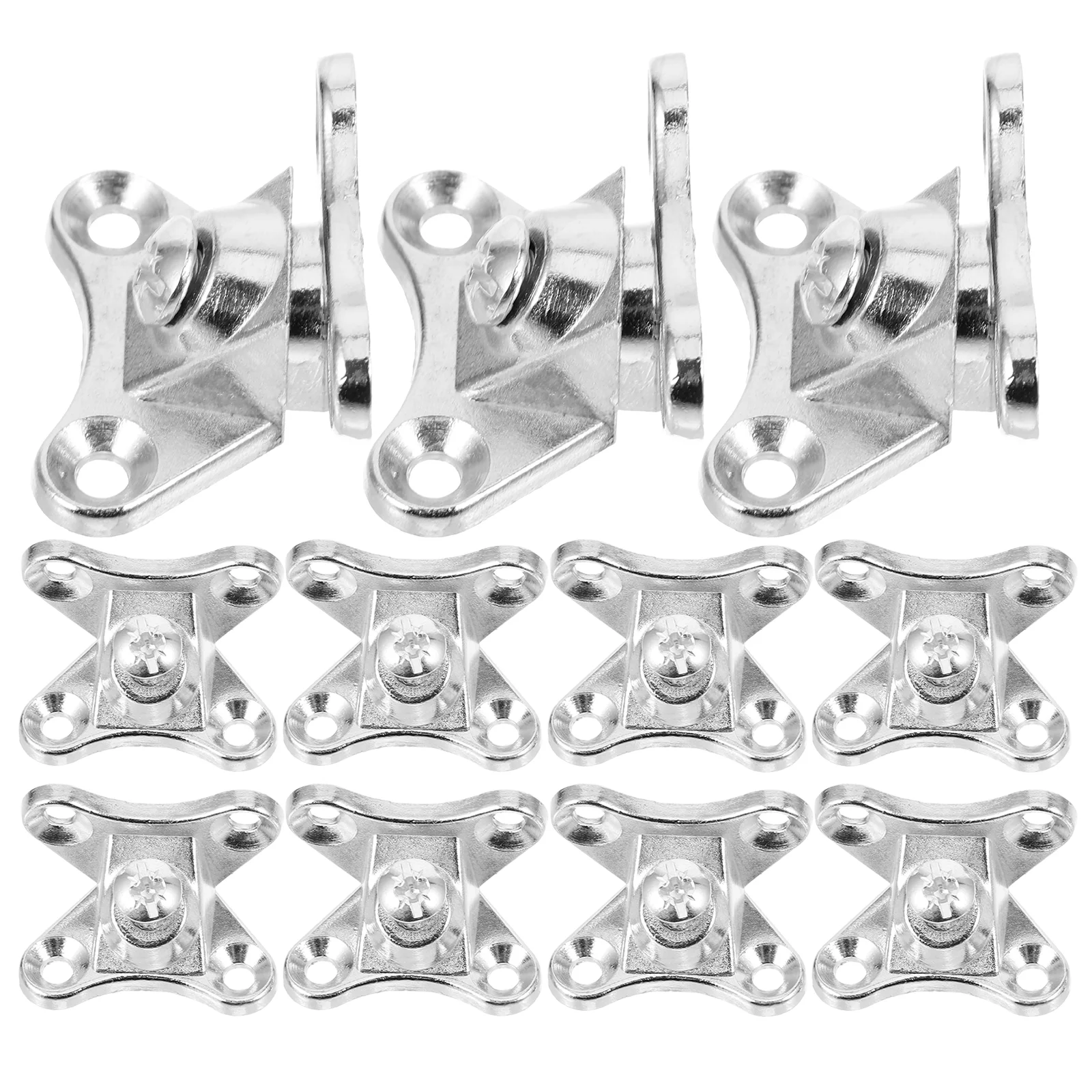 

12 Pcs Butterfly Corner Code Cabinet Braces Angle Brackets for Shelf Small Shelves Connector