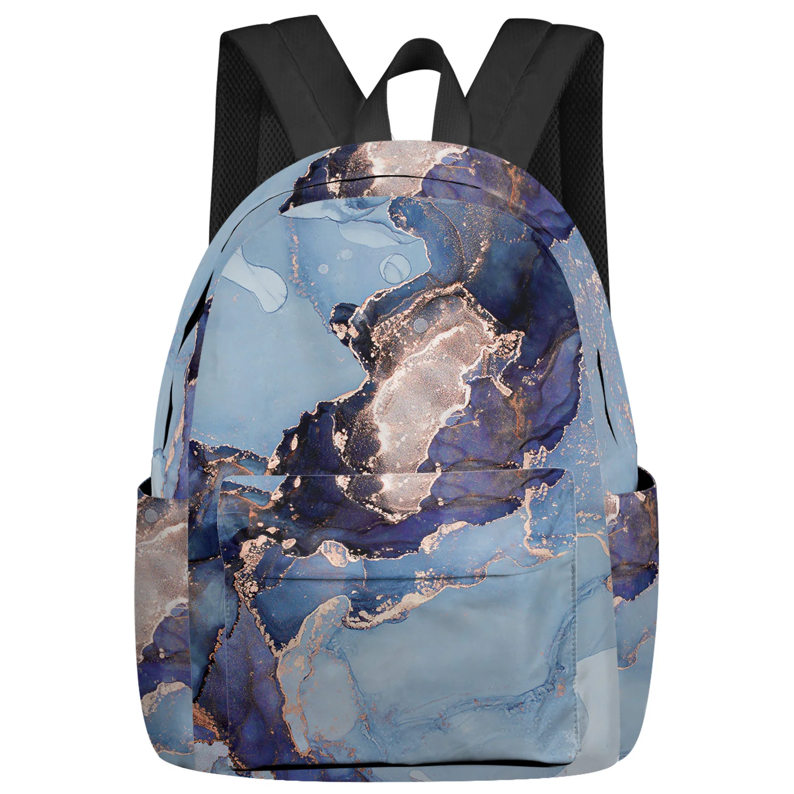 

Рюкзак с мраморной текстурой для женщин и мужчин, школьные ранцы для подростков, сумки для ноутбука на заказ для путешествий