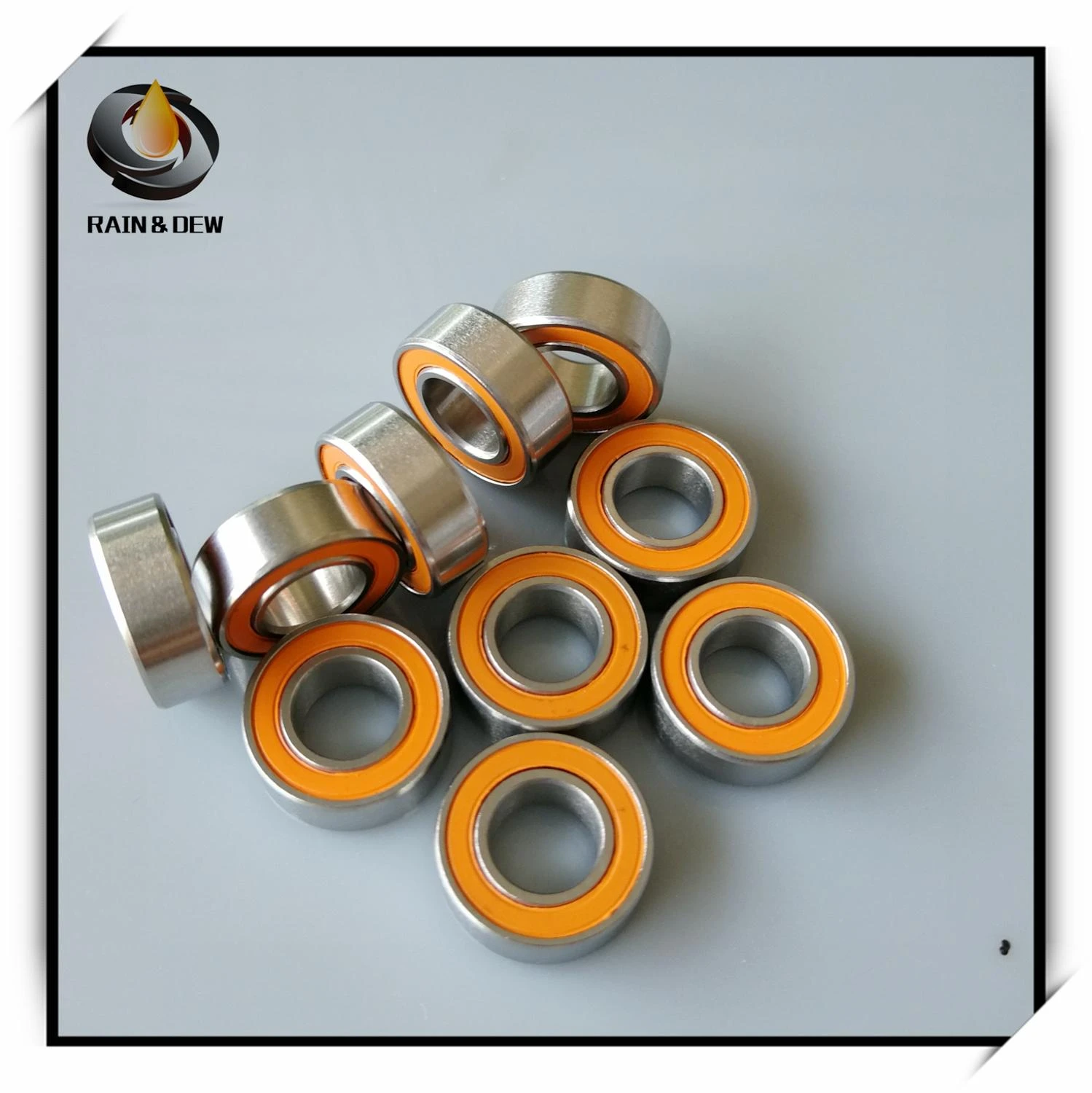 1Pcs  S687 2RS CB ABEC7 7x14x5 mm Stainless steel hybrid ceramic ball bearing S687-2RS Without Grease Fast Turning Lock Thumb Turn
