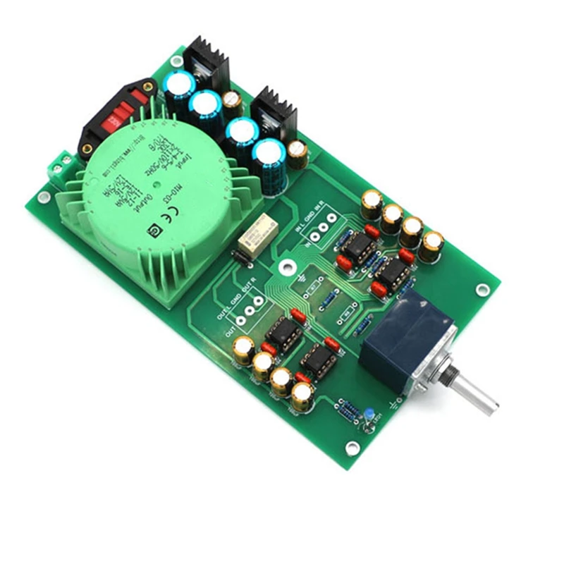 

TL081 Op Amp Dual Channel Preamplifier Board Base On Musical Fidelity A1 Preamp Circuit Board