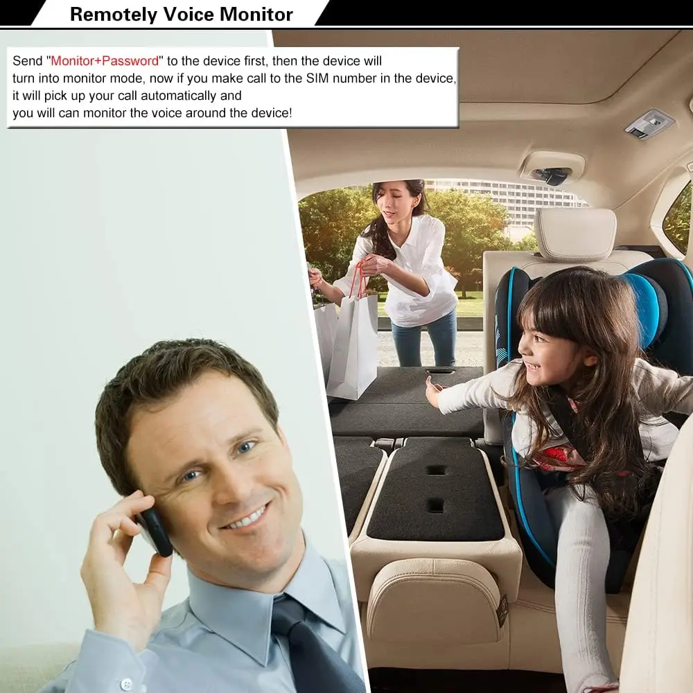 Real-time GPS Tracker TK103B-Remote Control, Anti-theft Alarm, Accurate Location-LANG MAO 120 characters: Accurate real-tim
