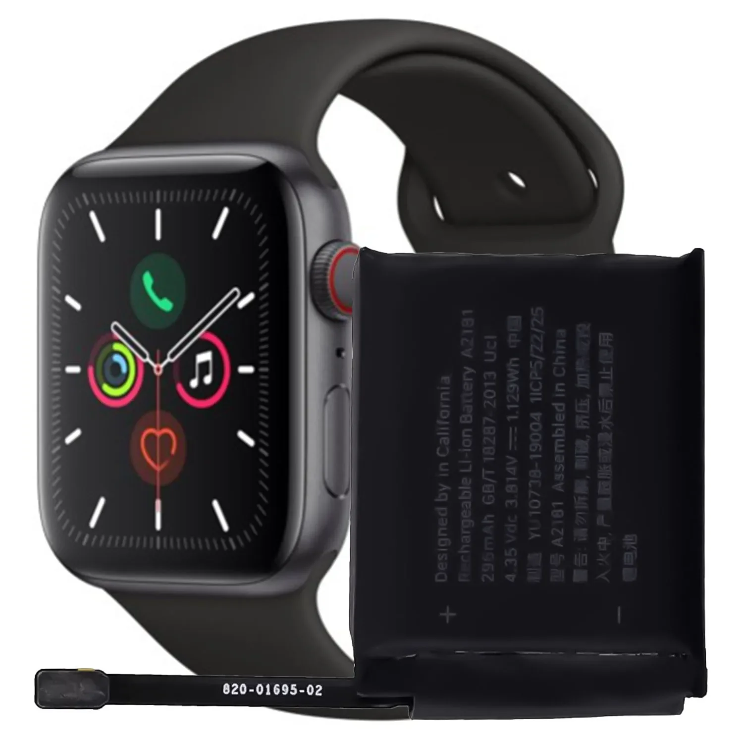 Baterai jam tangan pengganti untuk Iphone Apple Watch seri 5-44mm