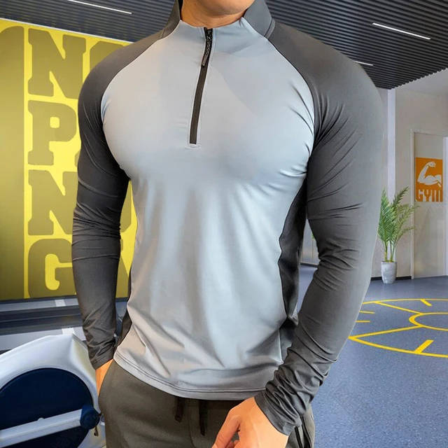  3 Pack Mens Mock Turtleneck Compression Shirts Long Sleeve Sun  Protection Shirts Cooling Workout Gym Tops Undershirt : Clothing, Shoes 