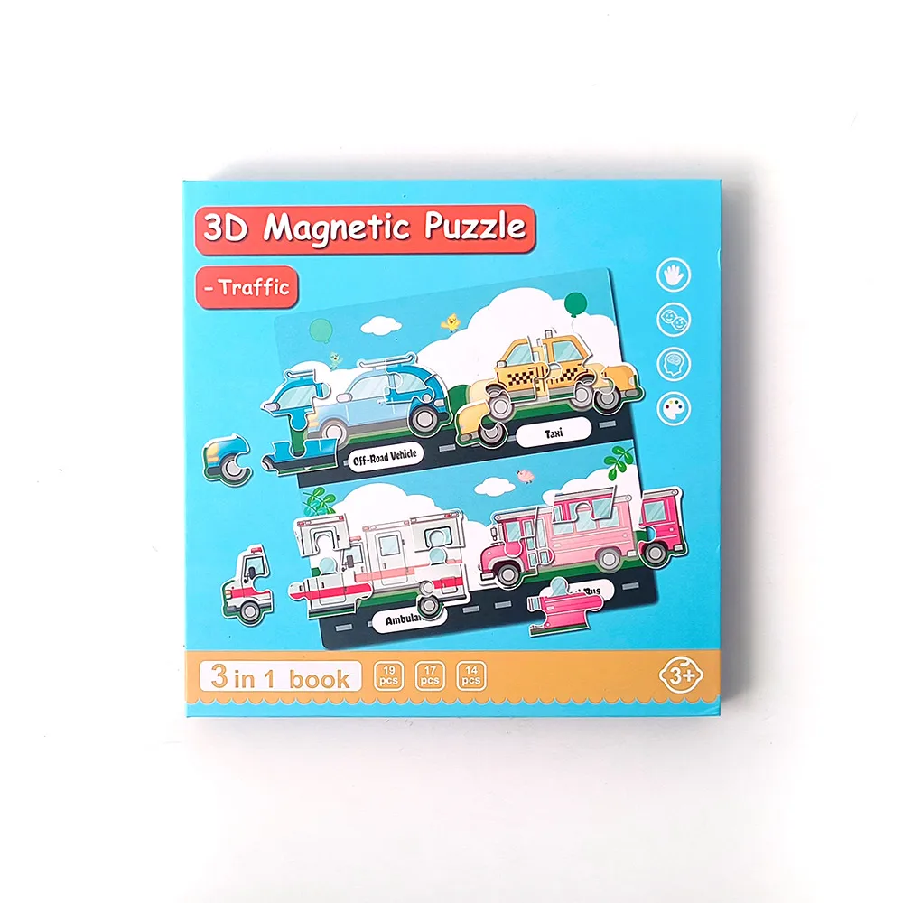 

Montessori Puzzle Gifts For Kids On Christmas Magnetic Book Kindergarten Word Cognition Early Education Enlightenment Toy