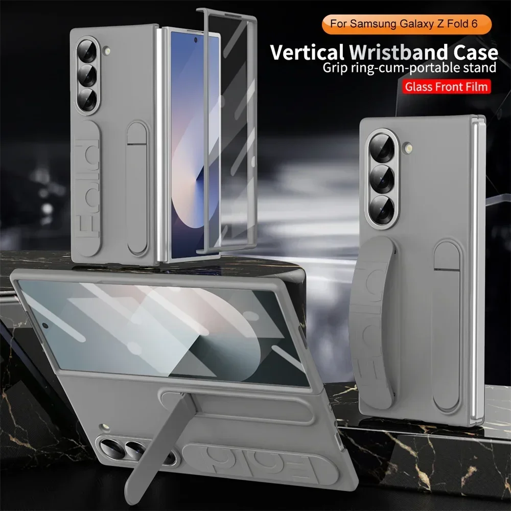 Premium Silicone Cover with Invisible Wrist Strap and Hidden Stand Feature