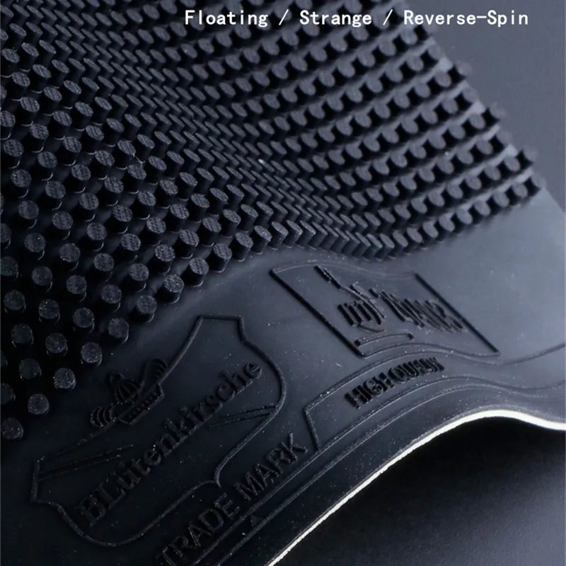 Blutenkirsche KKT 911 Long Pimples-out Rubber Sheet with 0.5mm Sponge ITTF Listed Shengjiao for Defensive & Offensive Players