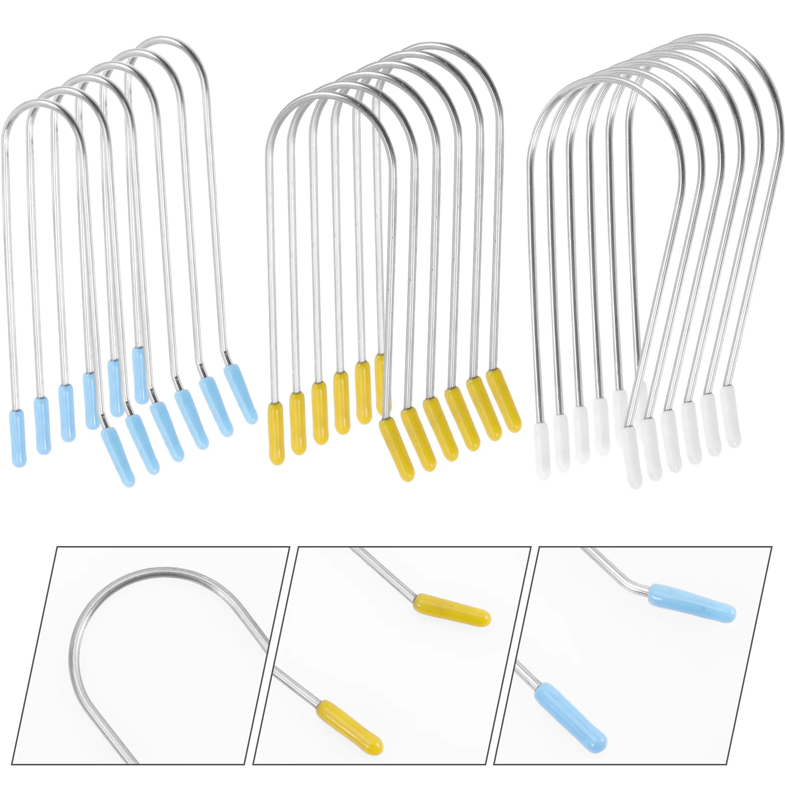 Electric Heated Curling Rollers Hot Roller Clips Replacement Pins Securing Jaw Clamps Hair Rollers Styling Tools Hair 24 Pcs