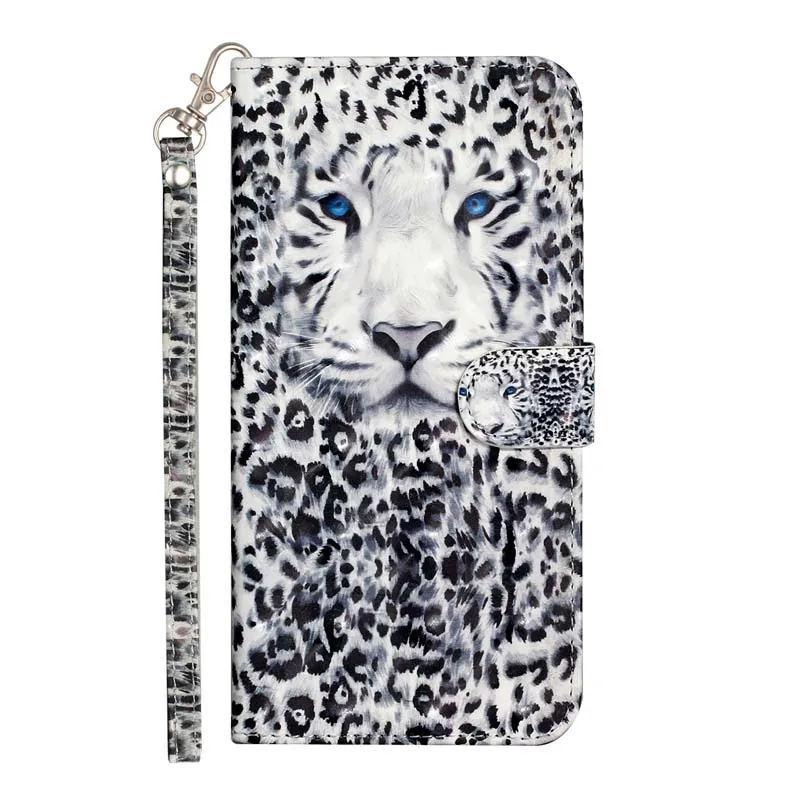 Premium PU Leather Wallet Case with Shockproof Stand Holder and Pocket Lanyard
