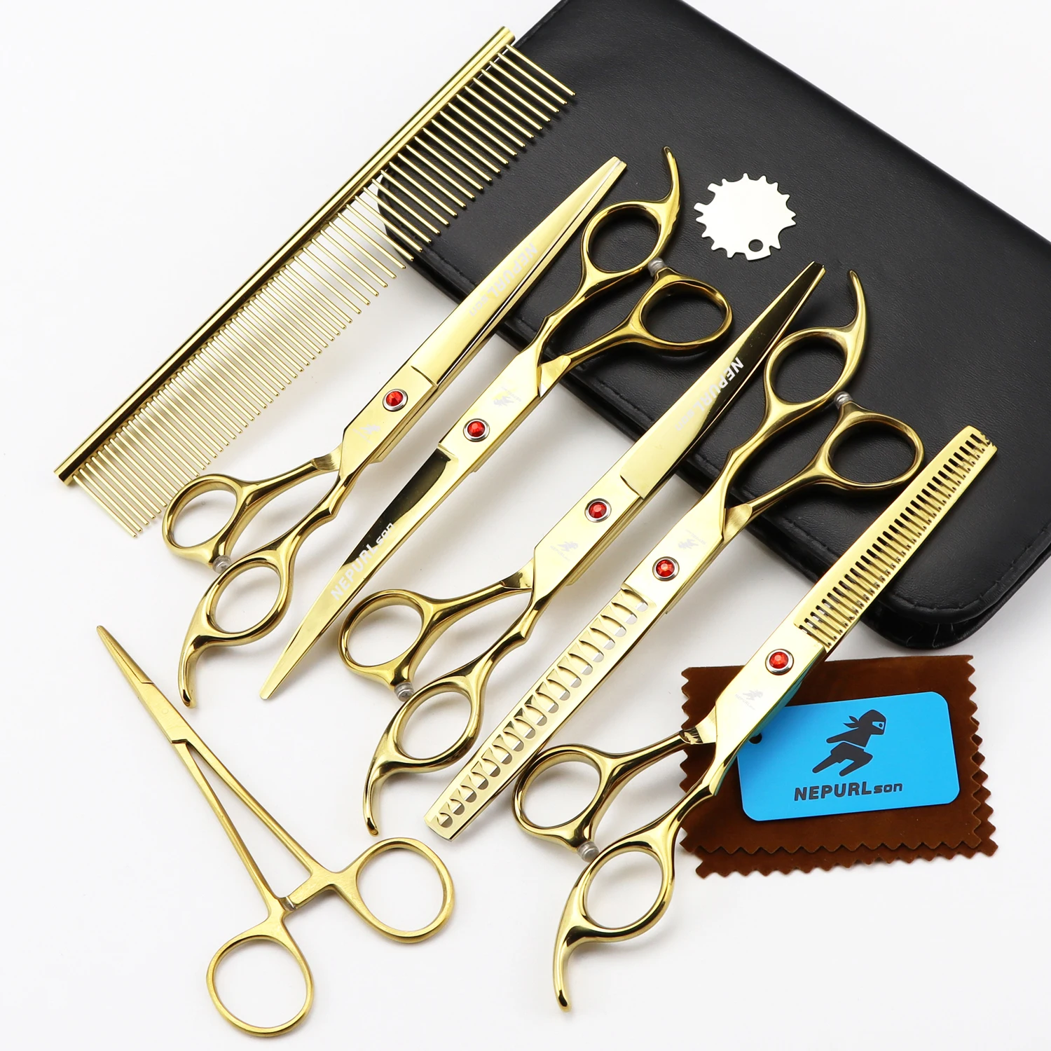 7/8.0 inch Pet grooming scissors set