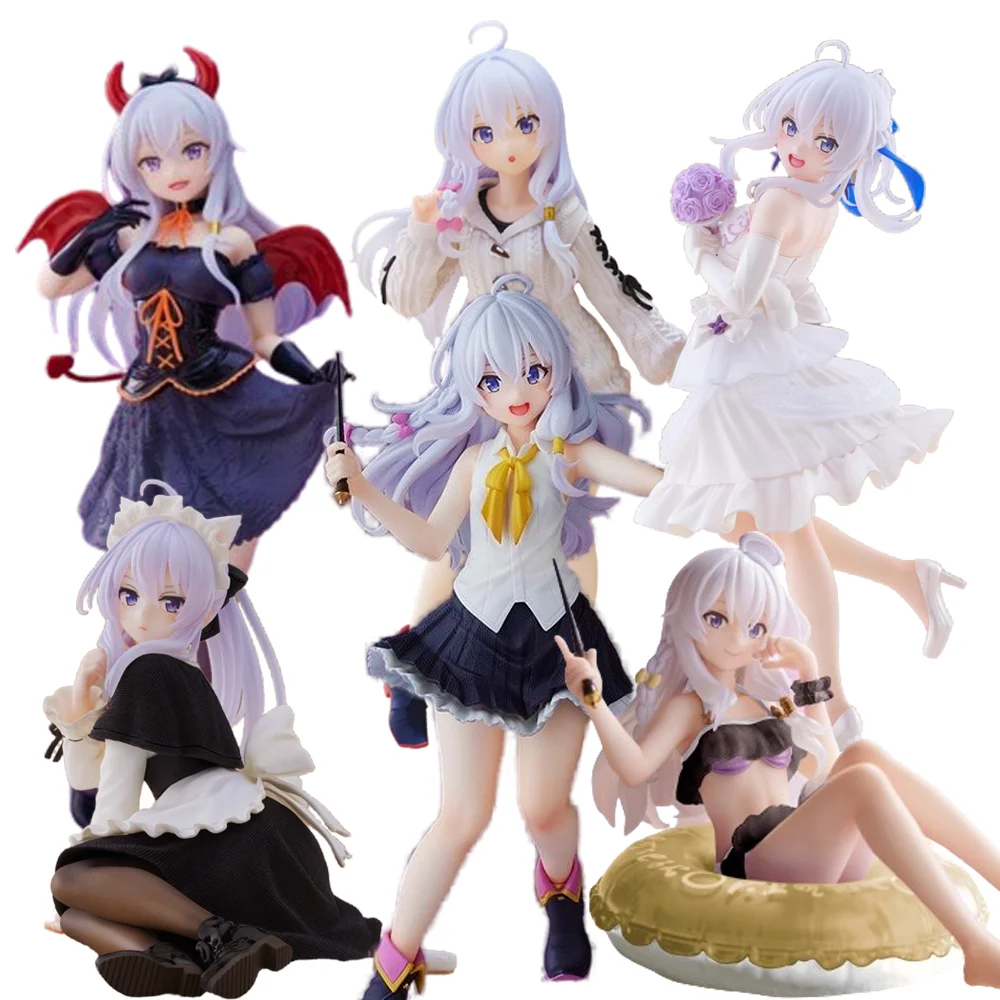 

Фигурки игрушечные juai оригинальные Taito The Journey of Elaina Neko Maid Cat Devil Dress, купальник Majo no Tabitabi Elaina
