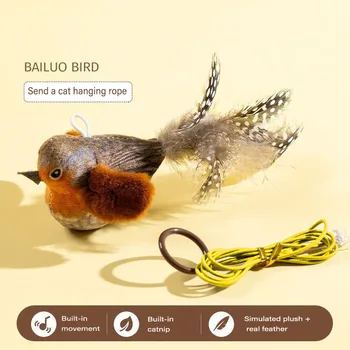 Interactive Bird Sound Cat Toy 8