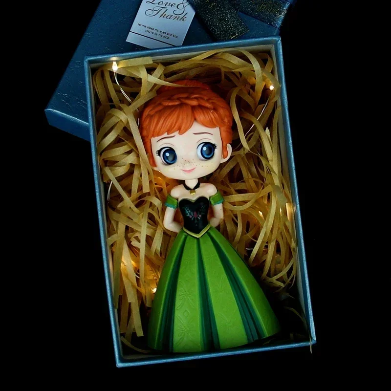 

Disney Princess Q Version, Белоснежка, фотосессия, Спящая красивая принцесса, кавайная аниме-фигурка, игрушки, подарок детям сюрприз