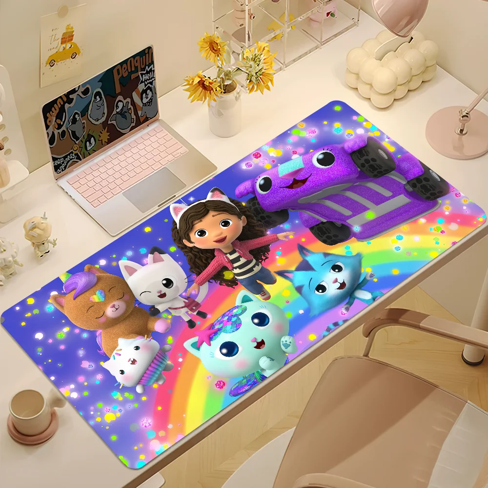 Cartoon G-Gabbys D-Dollhouse Cute Mouse Pad Gaming Accessories Protector Office Laptop Gamer Cabinet Non Slip 2