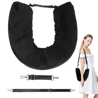 Travel Pillow Stuffable With Clothes Travel Neck Pillow Stuffed With Clothes Storage Soft Transformable Carry-On Solution 1