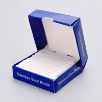 100pcs Razor Blades Stainless Steel Safety Razor Blades For Shaving Razor Replace Men Shaver Barber Blade Tool 2