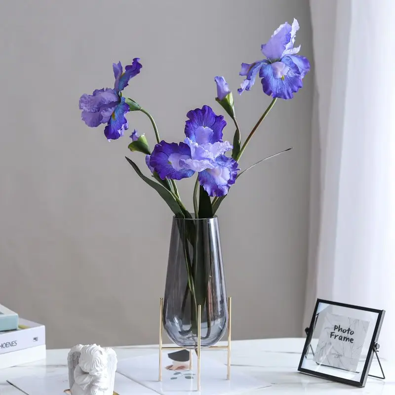 

Iris Flower Moisturizing and Moisturizing Simulation Bouquet Living Room Dining Table Alice Decorative Decoration