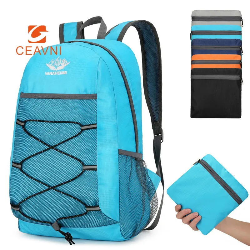

CEAVNI Foldable Shoulder Backpack Large Capacity Folding Mountaineering Bag Outside Backpack Men's Fashion Sports Travel Bag