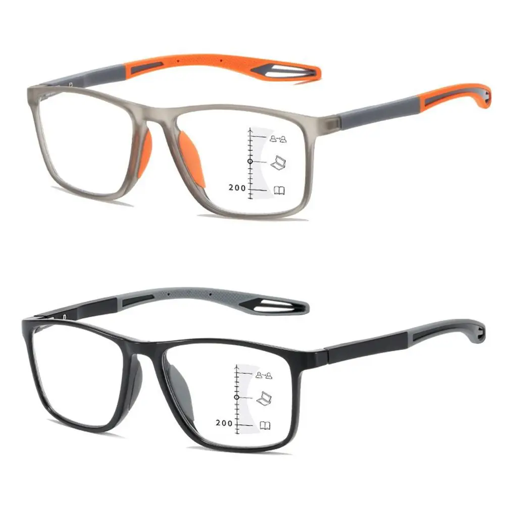 Occhiali Da Lettura Alla Moda Uomo Sport Antiscivolo Anti Luce - Foto 3