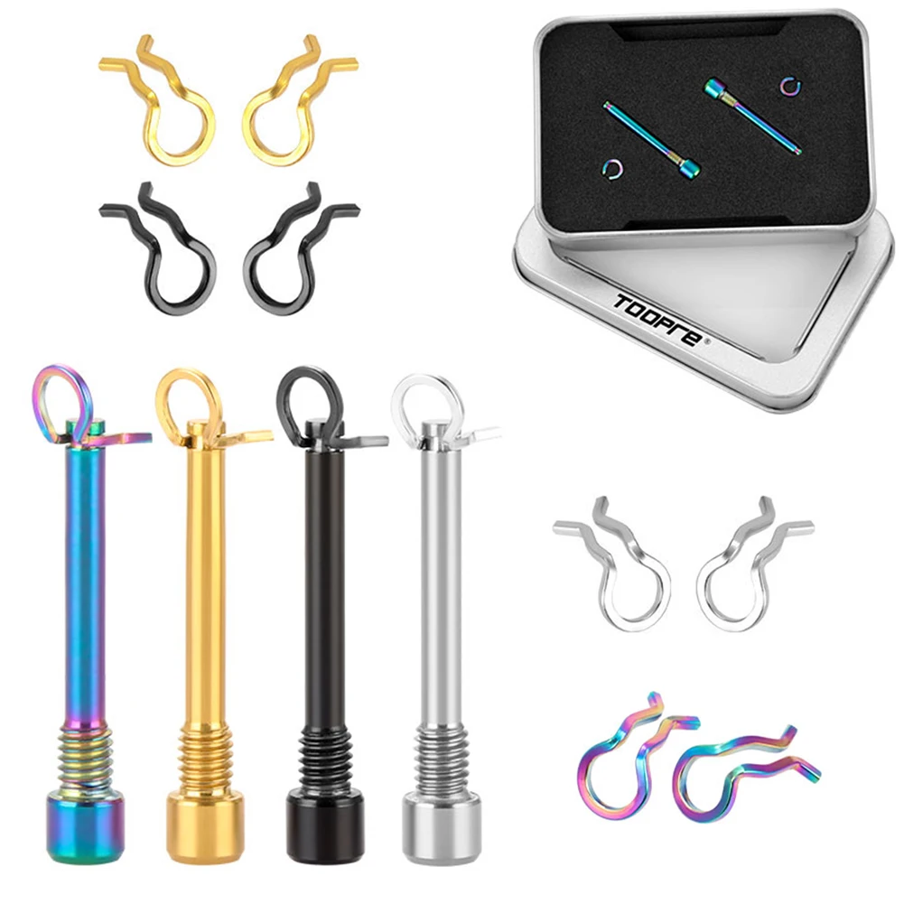 Lightweight Bicycle Hydraulic Disc Brake Pad Bolts Circlip Bicycle Bolt Disc Brake Pads Fixing Screw Mounting
