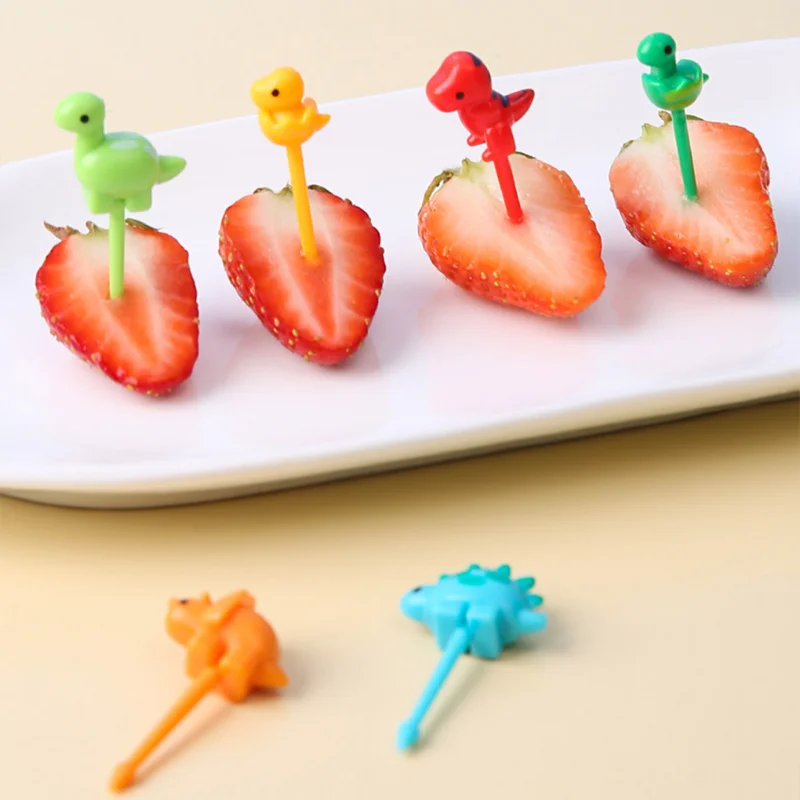 Mini Cartoon Animal Fruit Fork Food Fruit Fork Snack Forks Mini
