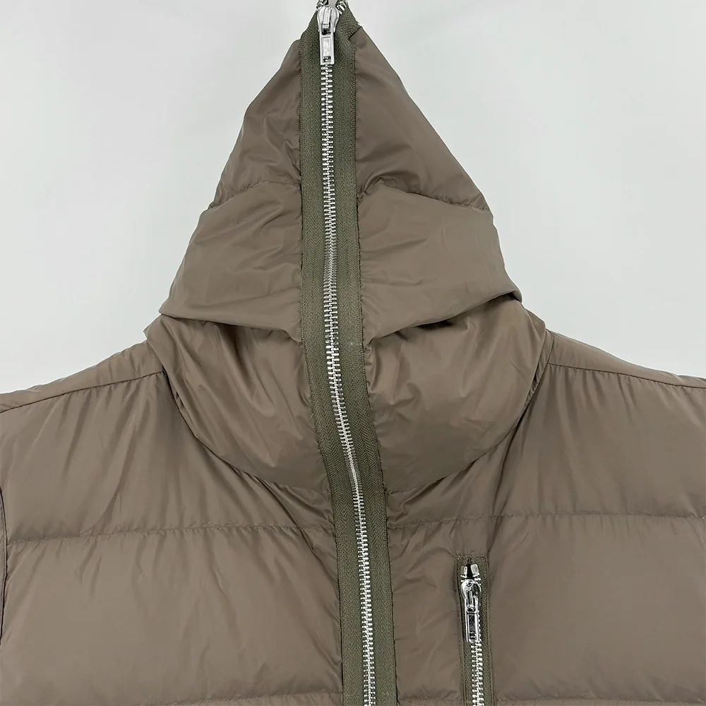 High Street Duck Down Vest Side View