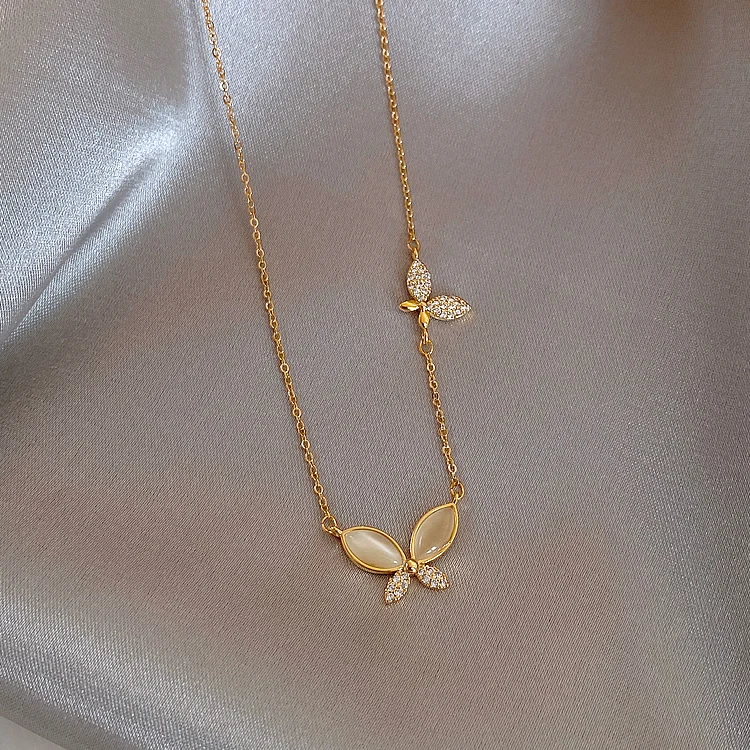 

2021 new butterfly female necklace exquisite design jewelry clavicle chain trend simple necklace luxury accessories